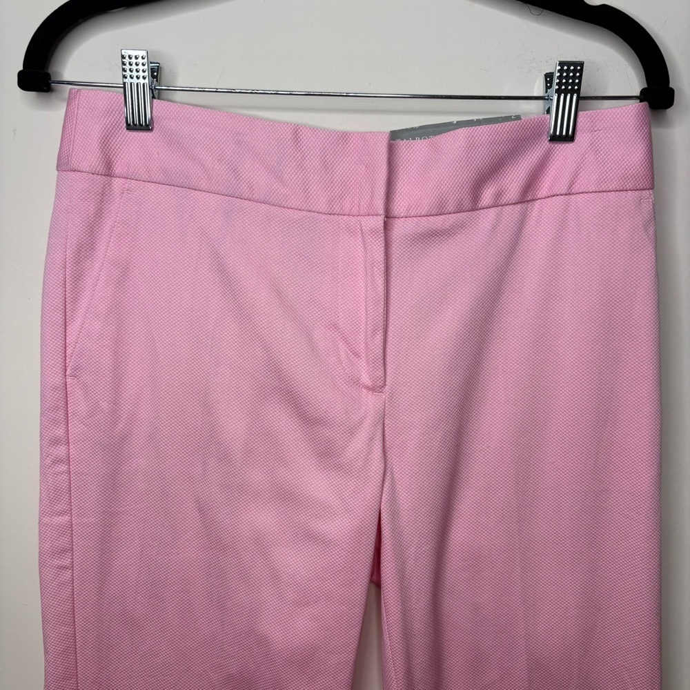 Talbots Pink Slim Crop Pants - Picture 2 of 5